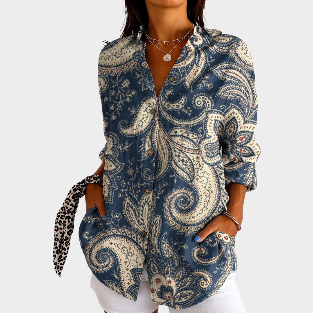 Blusa Leggera e Colorata con Stampa