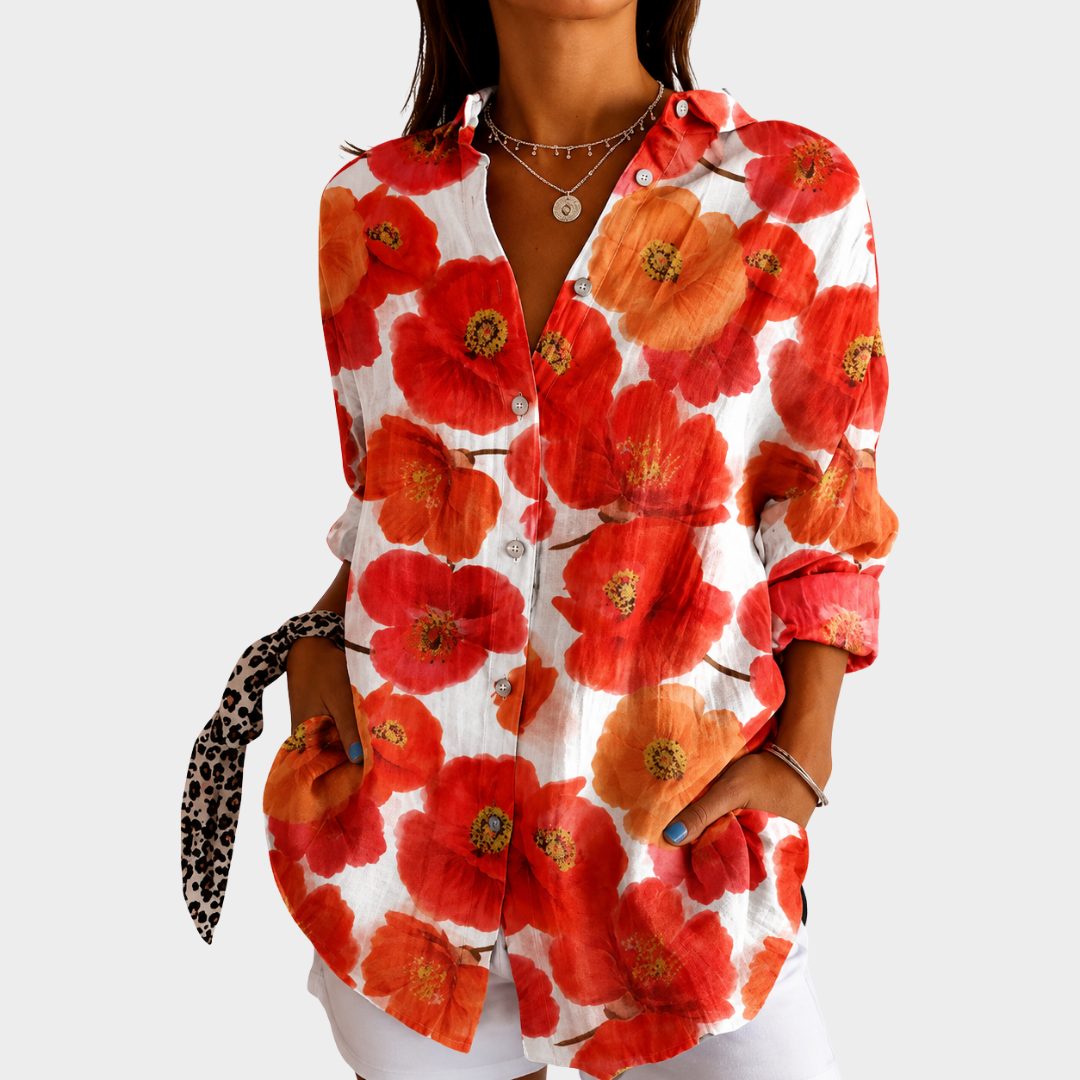 Blusa Leggera e Colorata con Stampa