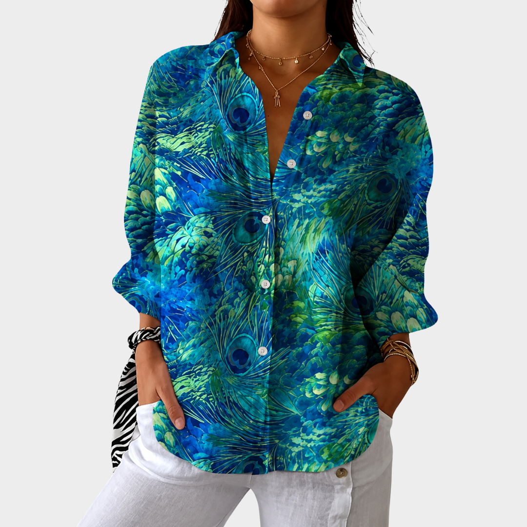 Blusa Stampata Leggera e Colorata