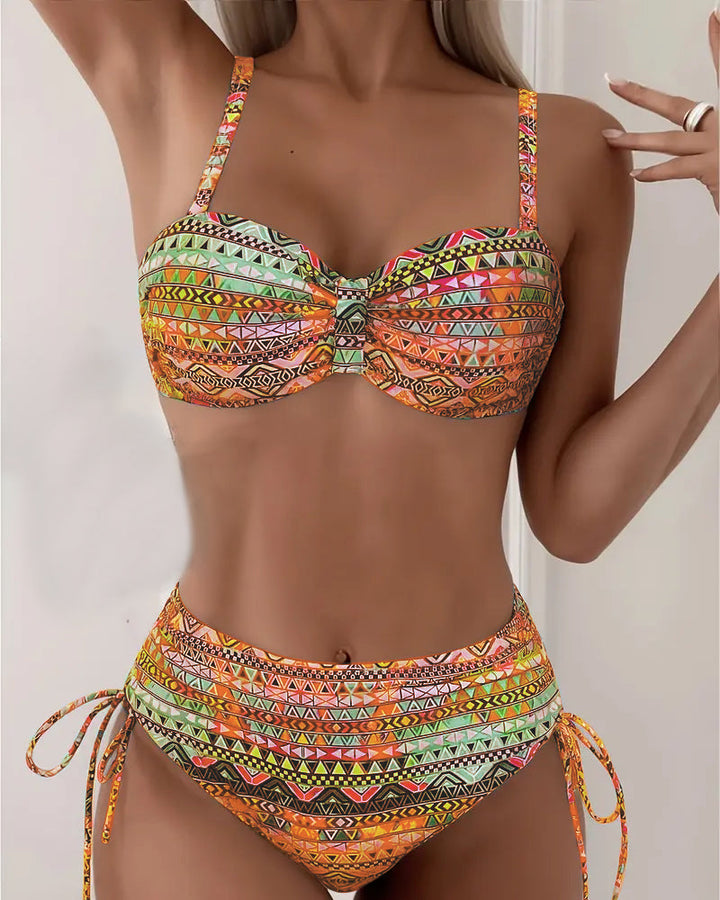 MILAGROS™ | Set di bikini sexy con stampa etnica