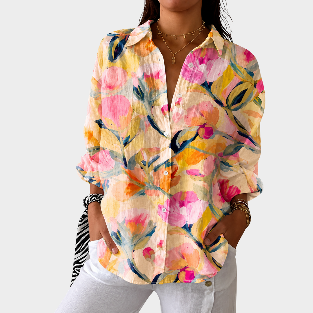 Blusa Stampata Leggera e Colorata