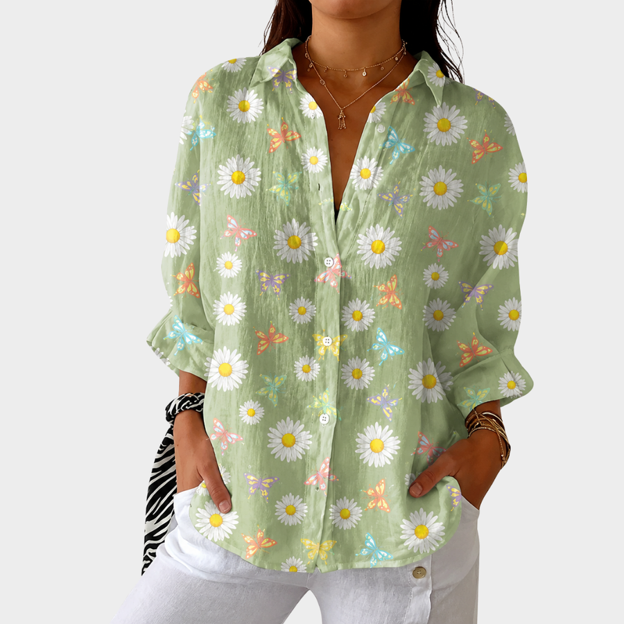 Blusa Stampata Leggera e Colorata