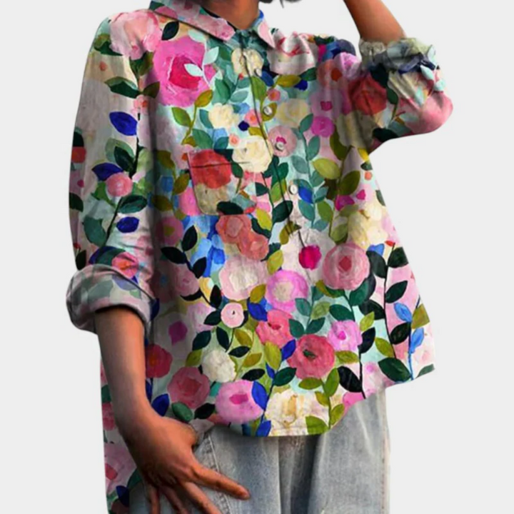 Ysola™ Camicia floreale bohémien
