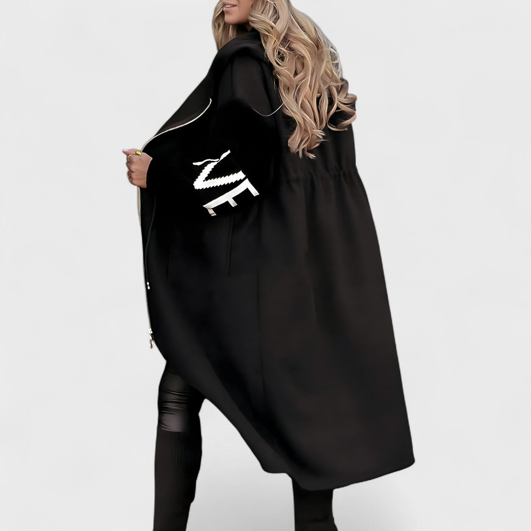 Lunori™- Elegante cappotto con cappuccio