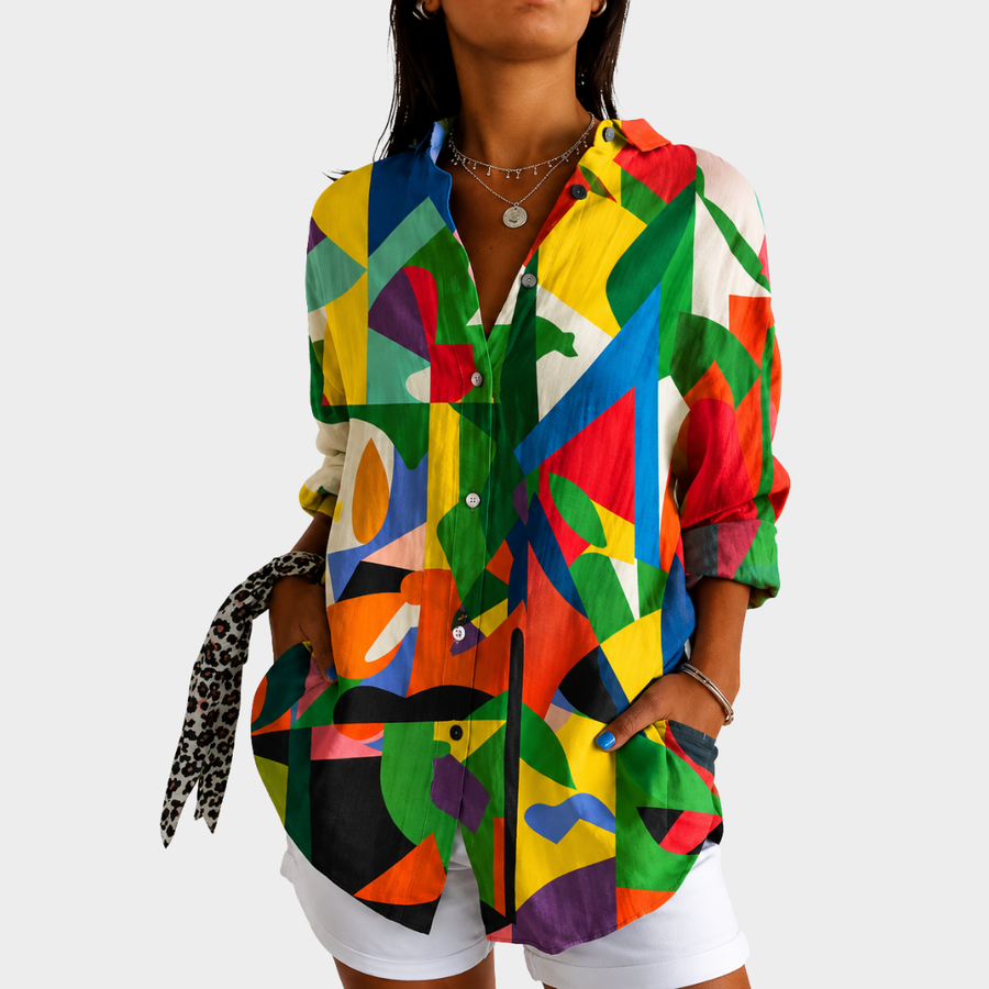 Blusa Artistica Color Splash