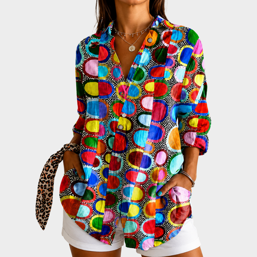 Blusa Joy a Cerchi di Confetti