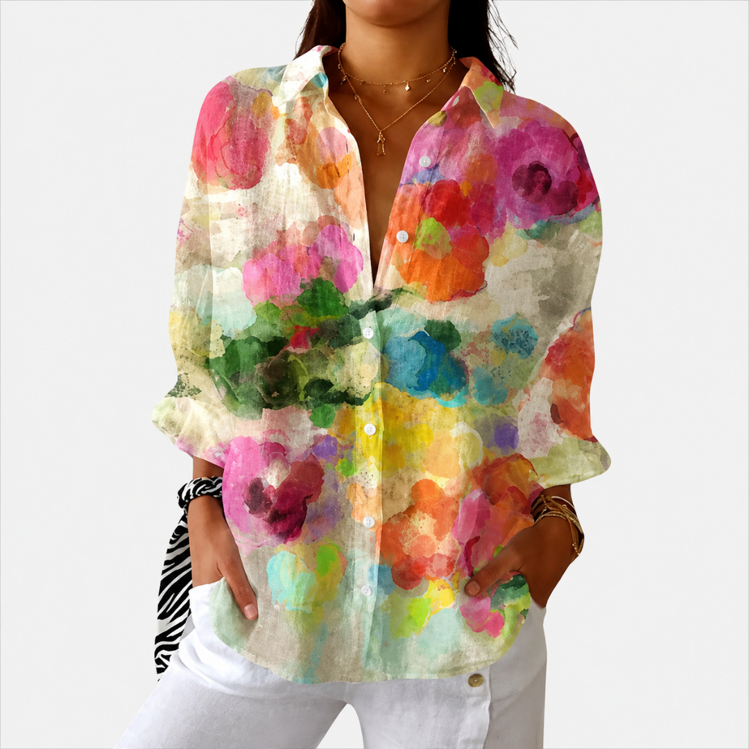 Blusa Leggera e Colorata con Stampa