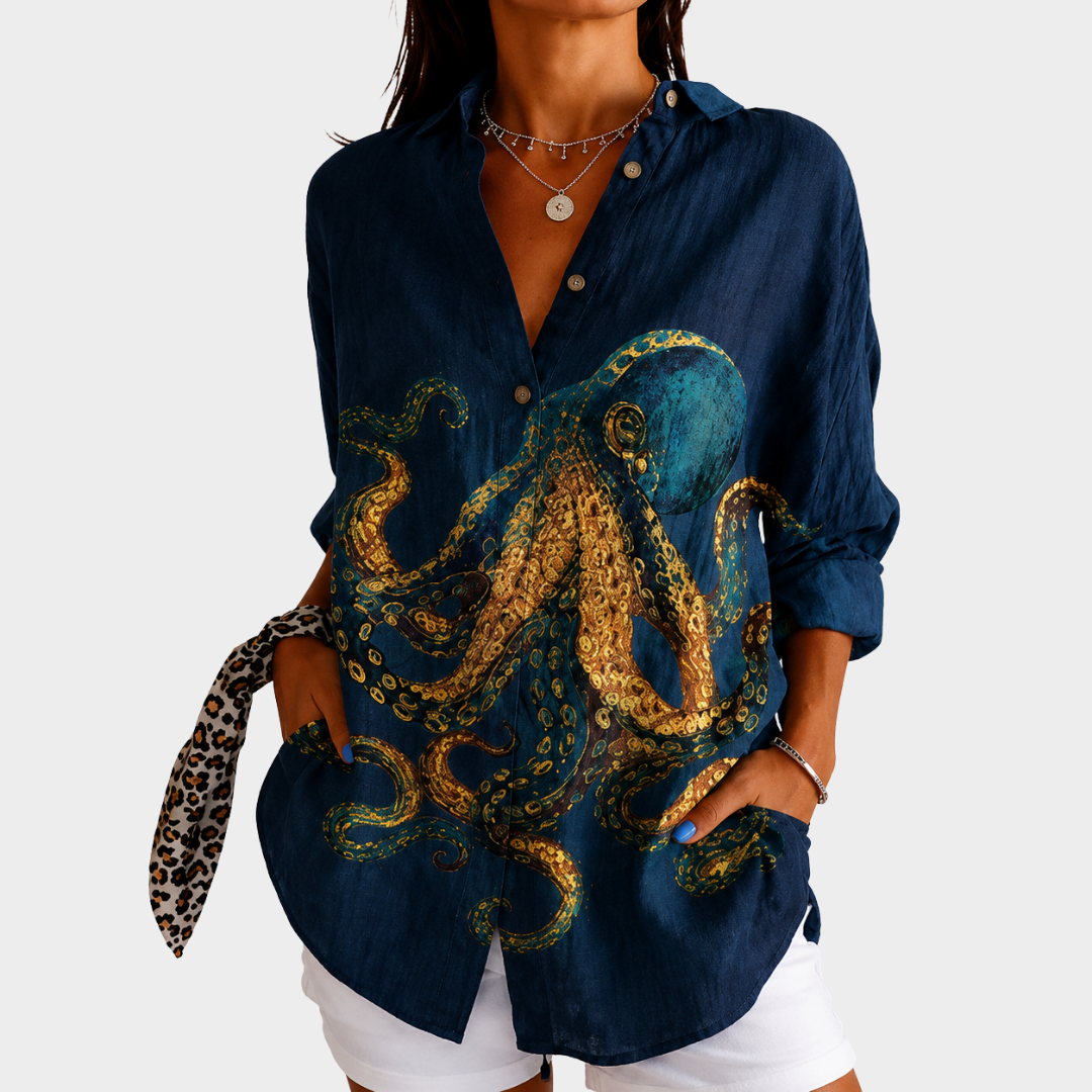 Blusa Dichiarativa Ocean Treasure