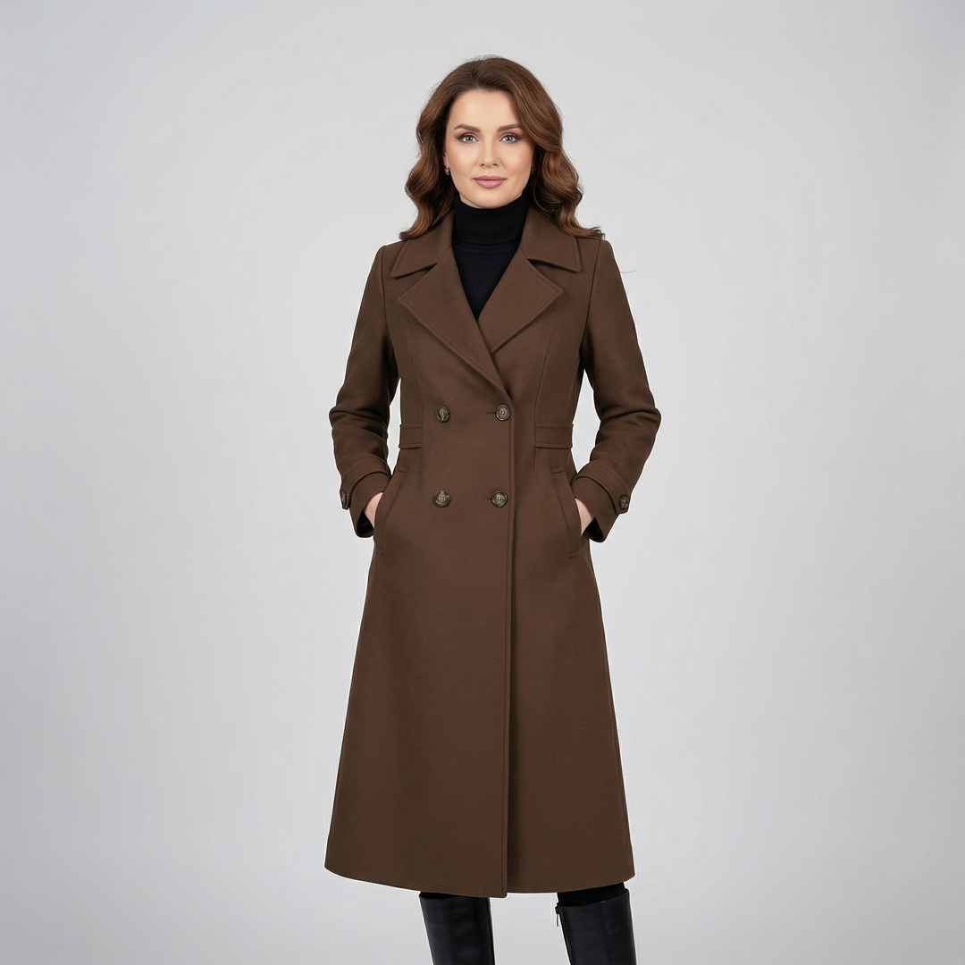 Lunori™ | Cappotto trench lungo Olivia