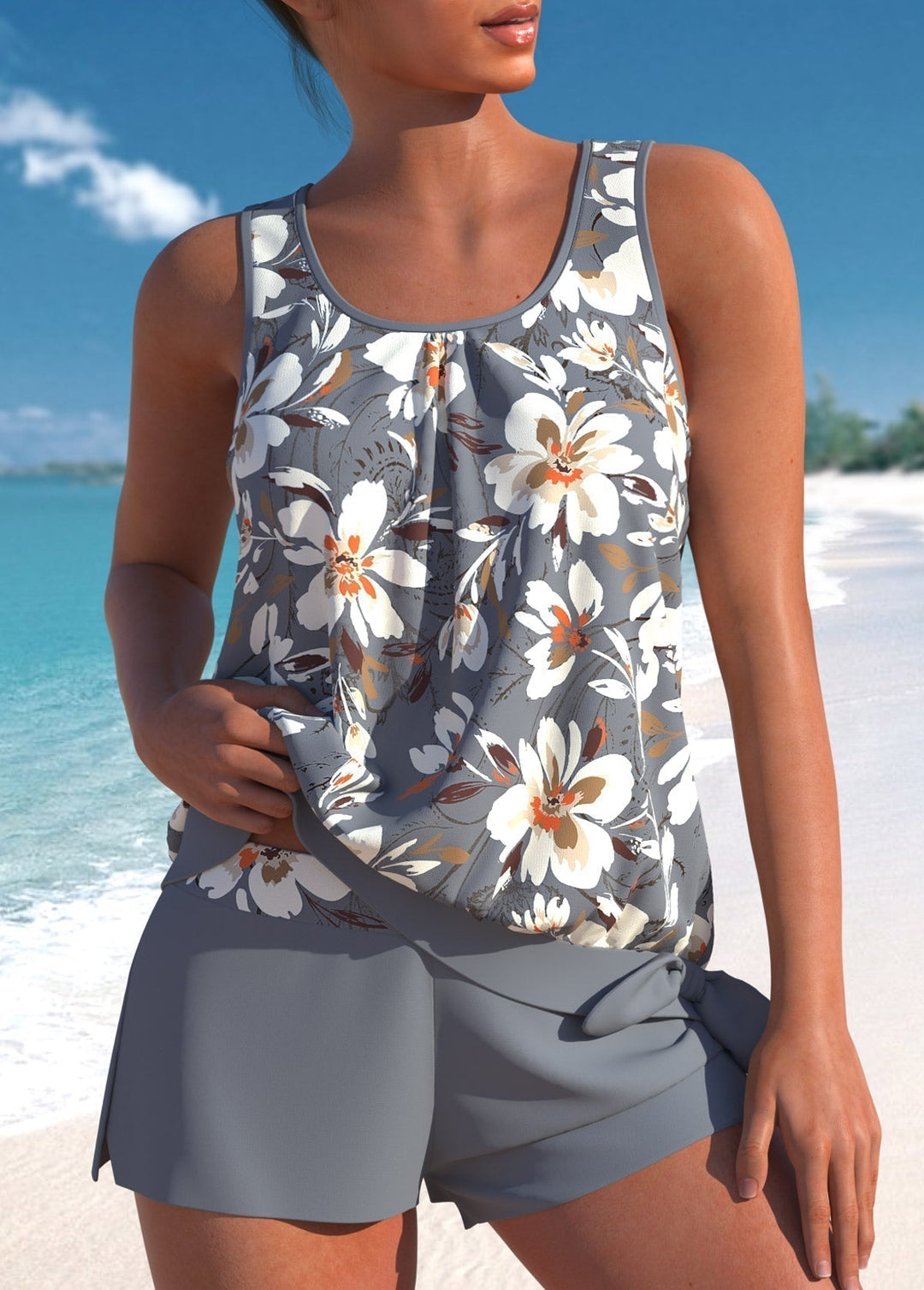 Clara™ | Elegante Set di Tankini Floreale per Donna