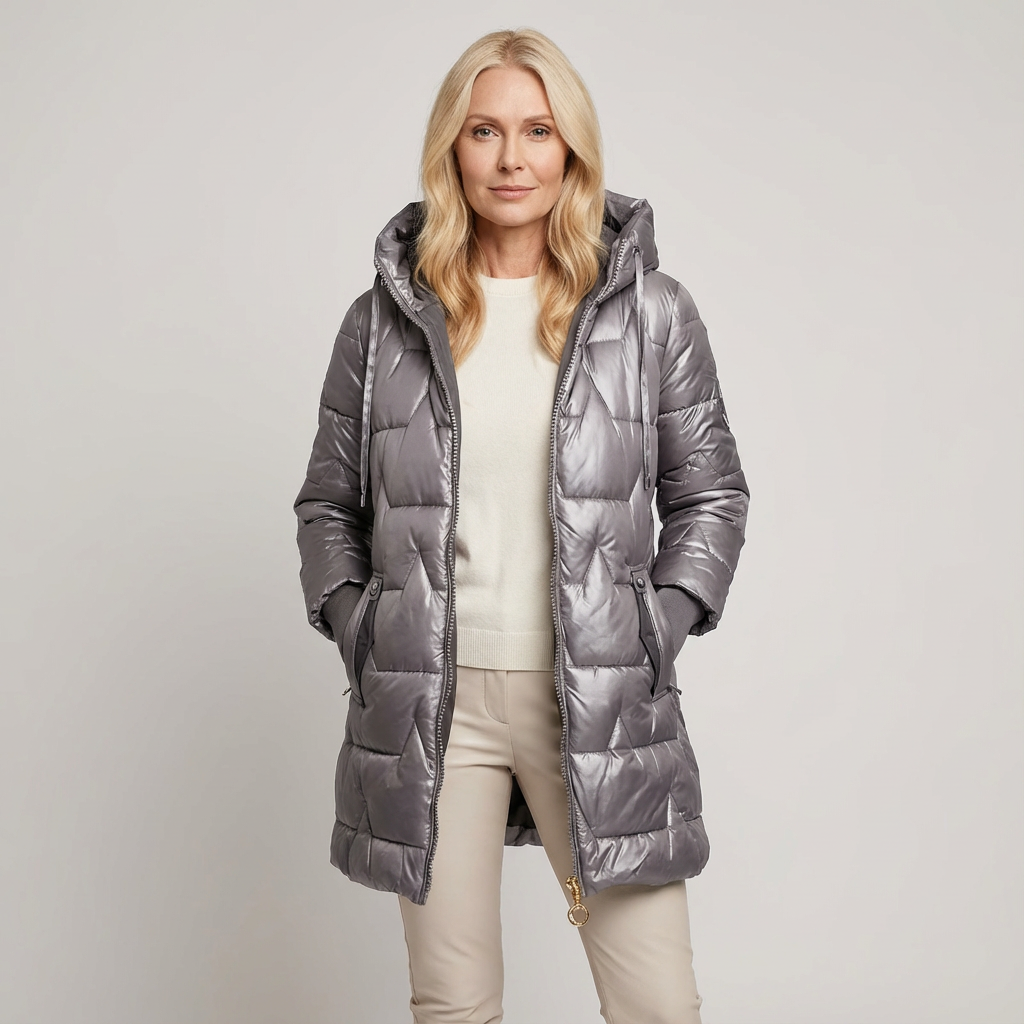 Lunori™ | Piumino Lungo con Cappuccio Aurora