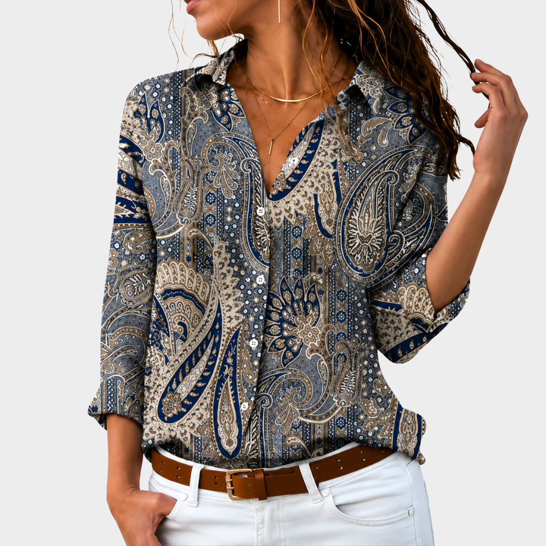 Blusa Charm Paisley Senza Tempo