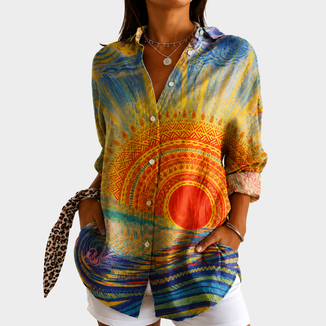 Blusa Radiant Sunset Escape
