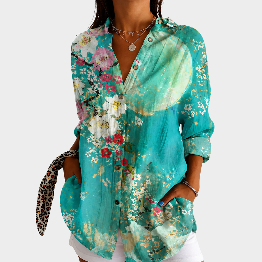 Blusa Moonlight Coastal Bloom
