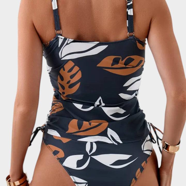 Carmen™ | Bikini con stampa tropicale di foglie verdi