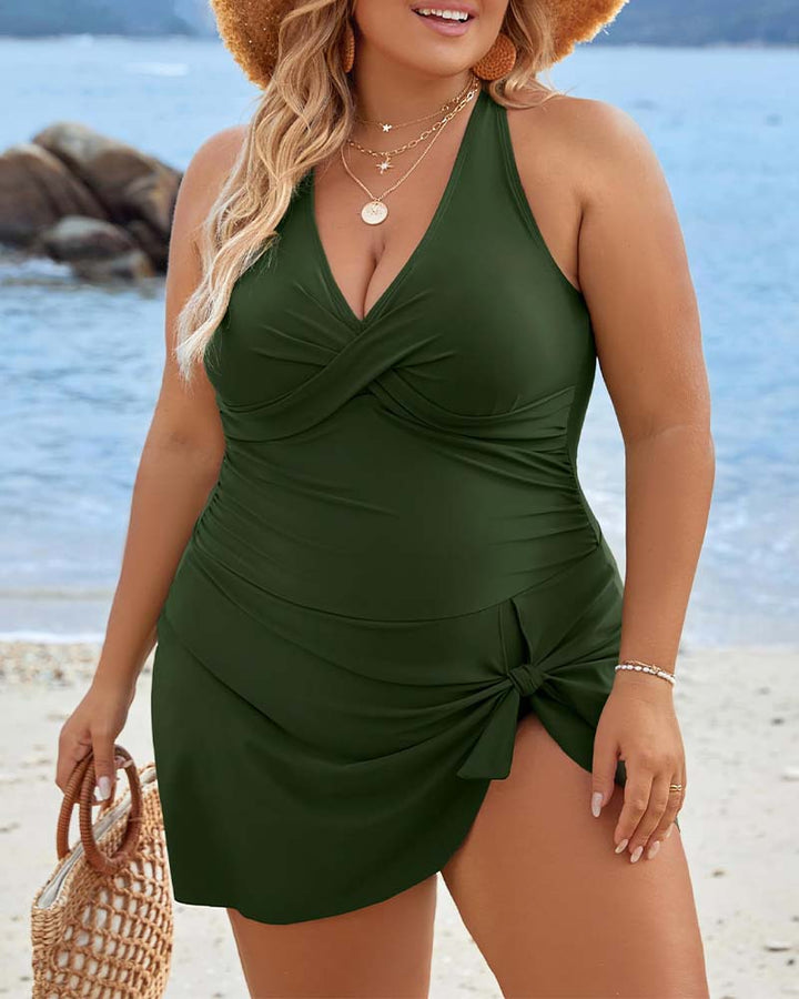 TINA™ | Costumi da bagno interi seducenti con scollatura a V