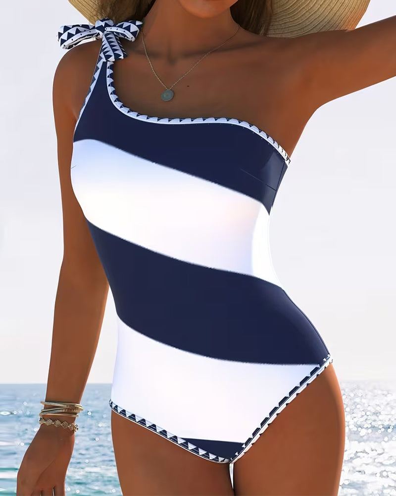 LEIRE™ | Costume Intero a Righe Colorate