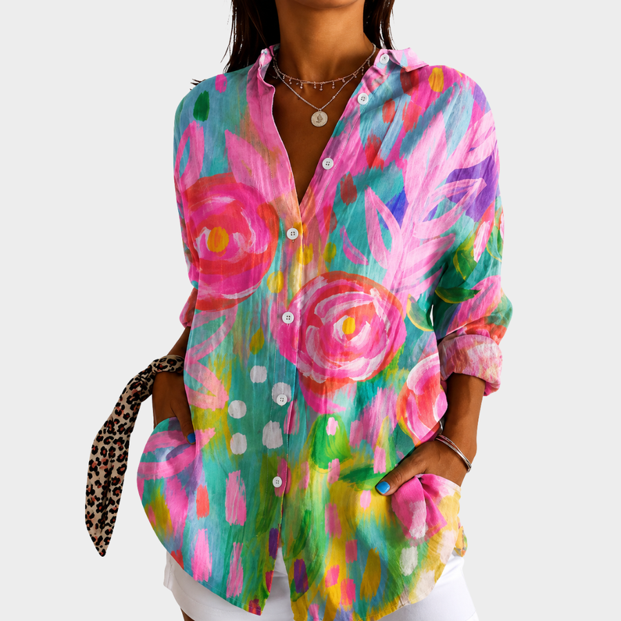Blusa Breeze Giardino Dipinto
