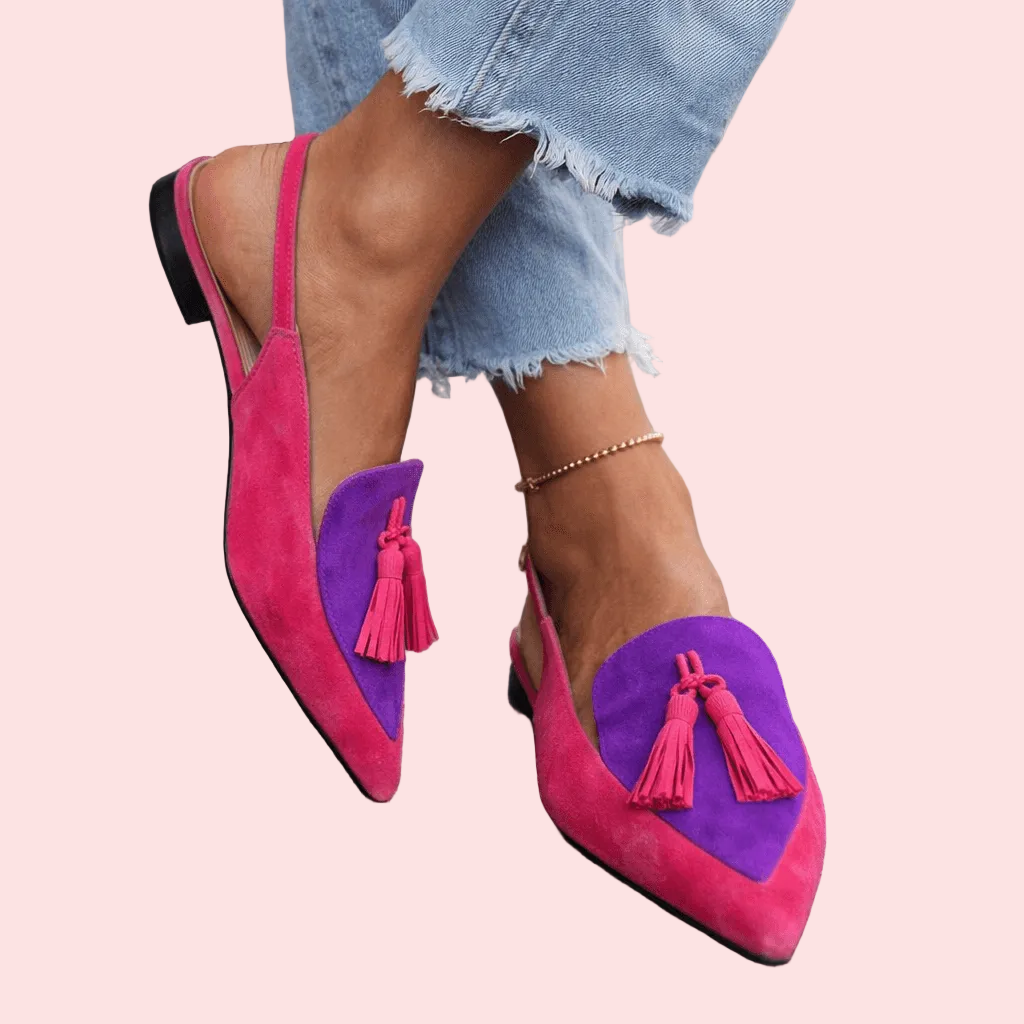 Élodie | Sandali Eleganti con Pompon