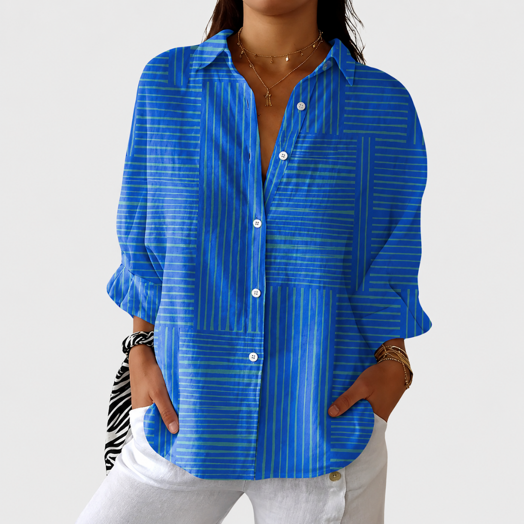 Blusa Stampata Leggera e Colorata
