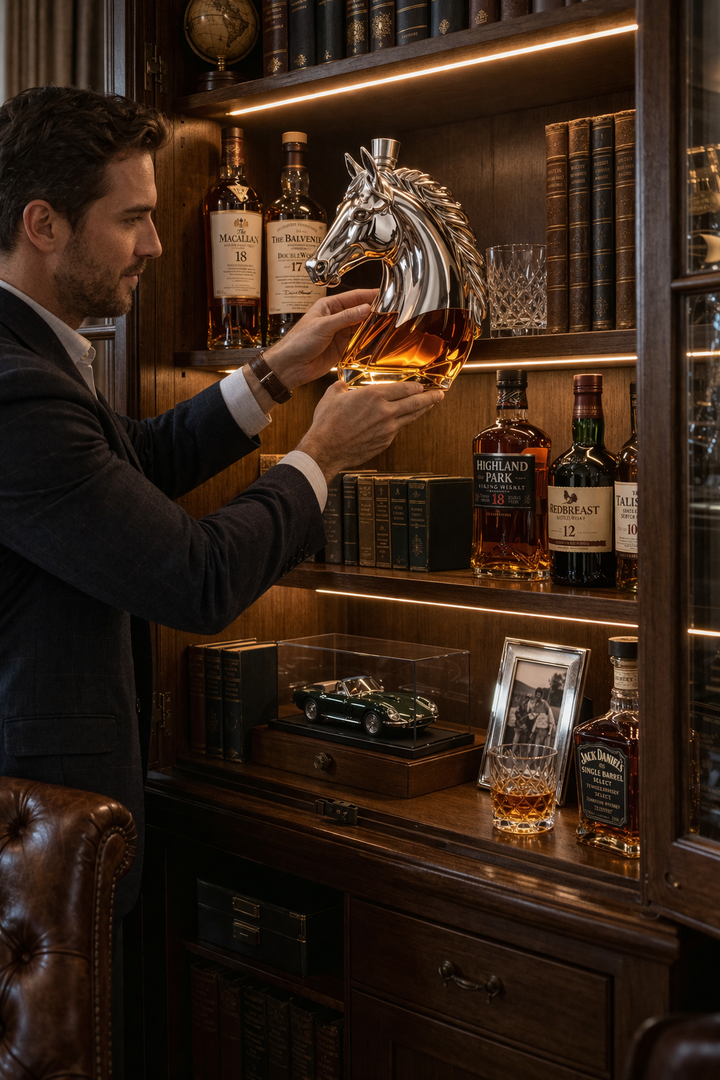 Whiskey Bottle – Horse Head Edition