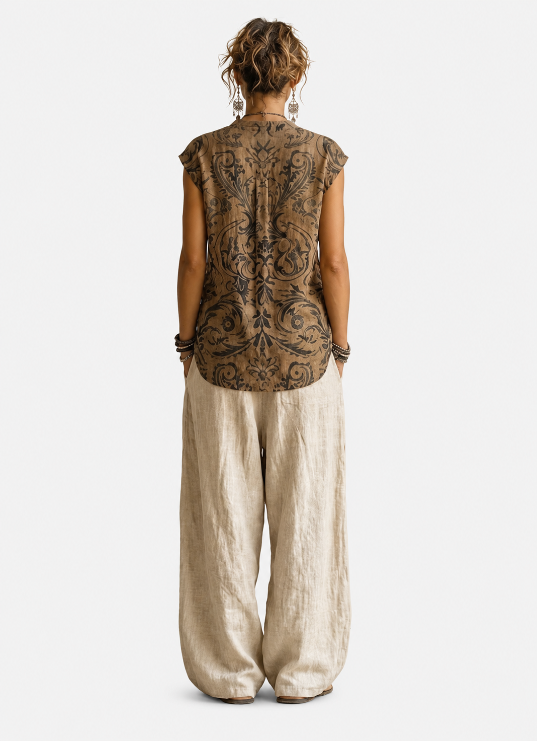 Giulia | Completo Bohemien Fluido Stratificato