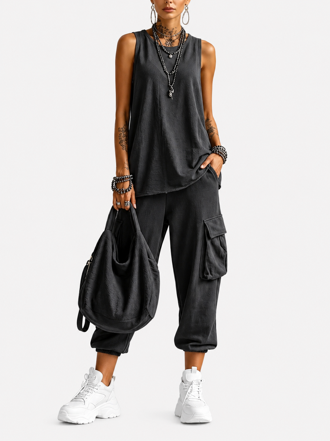 Valentina | Completo Casual Morbido con Tasche