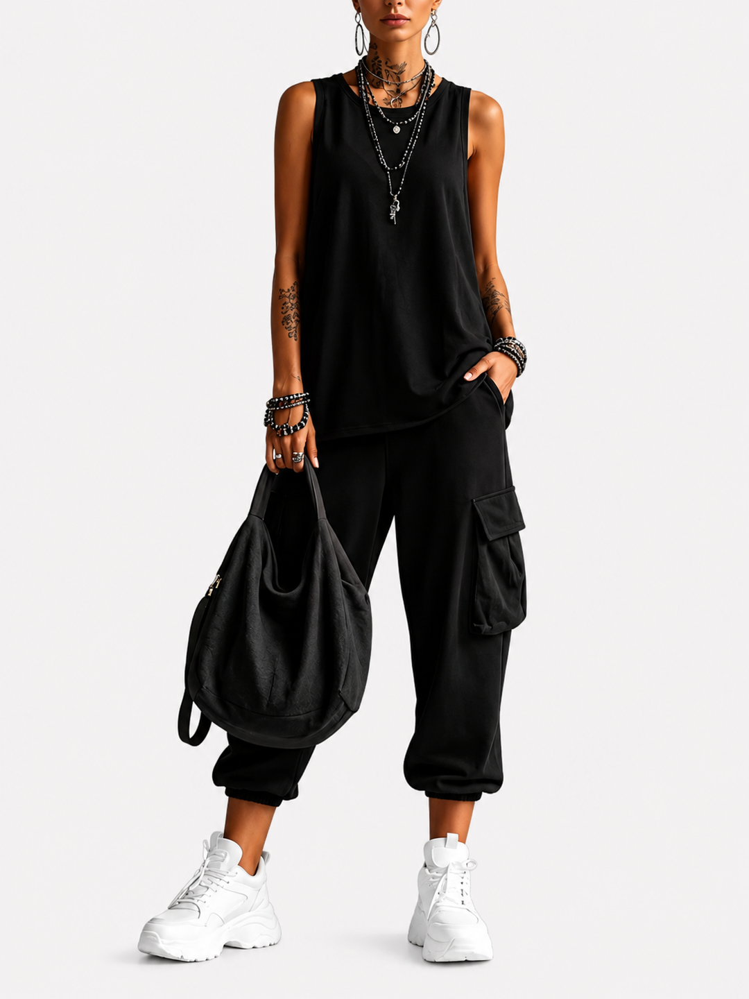 Valentina | Completo Casual Morbido con Tasche