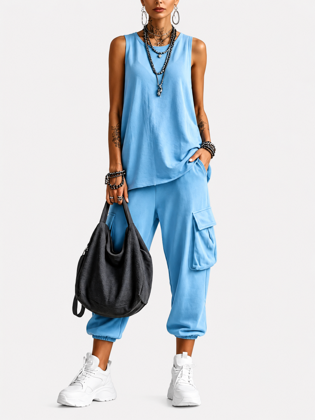 Valentina | Completo Casual Morbido con Tasche