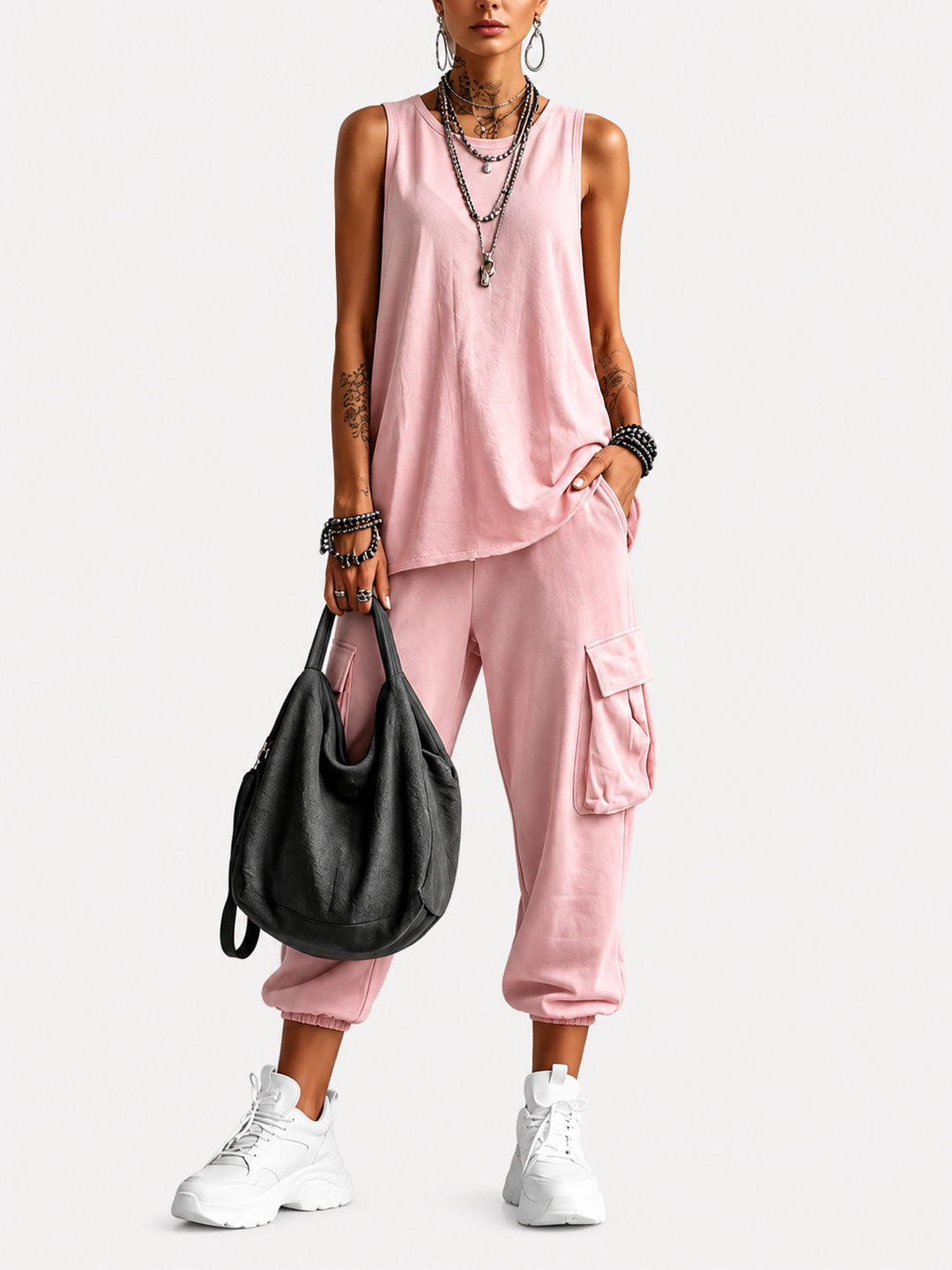Valentina | Completo Casual Morbido con Tasche