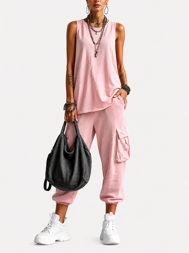 Valentina | Completo Casual Morbido con Tasche