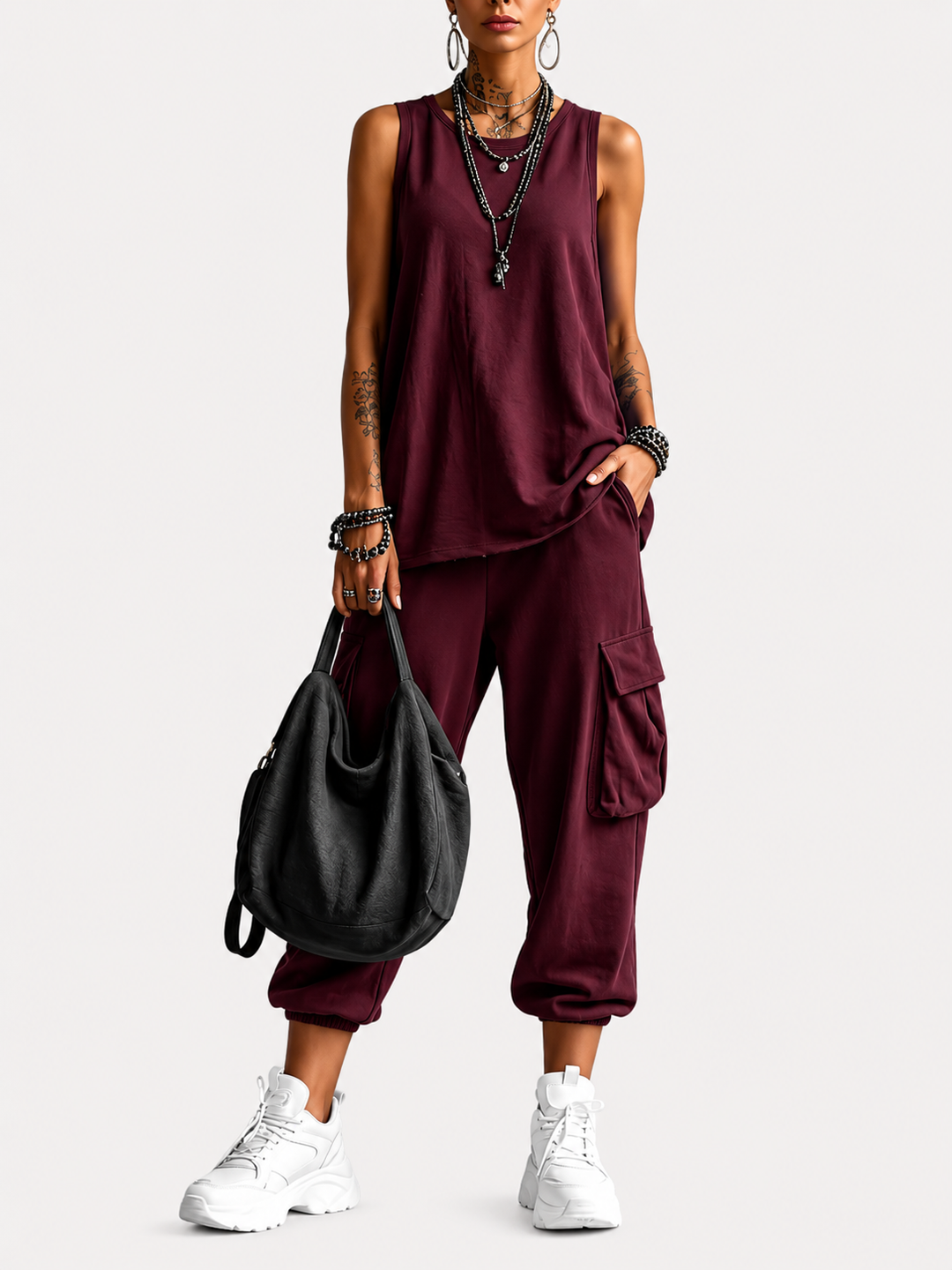 Valentina | Completo Casual Morbido con Tasche