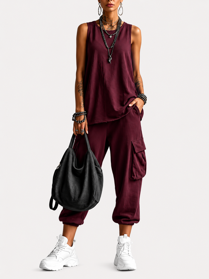 Valentina | Completo Casual Morbido con Tasche