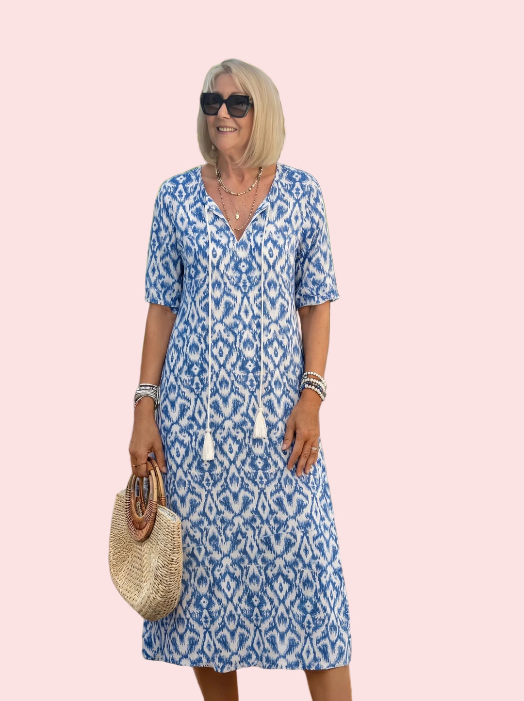Luna | Vestito midi in stile boho informale