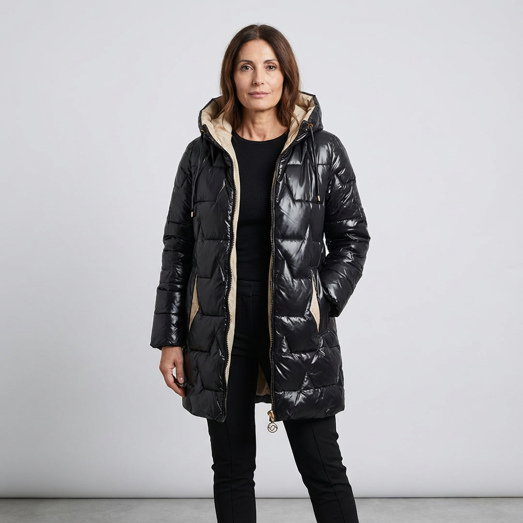 Lunori™ | Piumino Lungo con Cappuccio Aurora