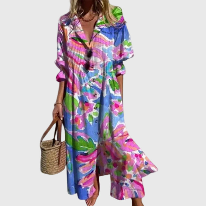 Zariah | Elegante vestito lungo in stile bohemien