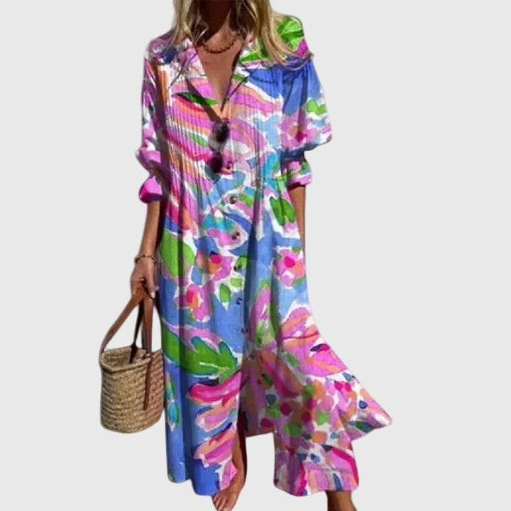 Zariah | Elegante vestito lungo in stile bohemien