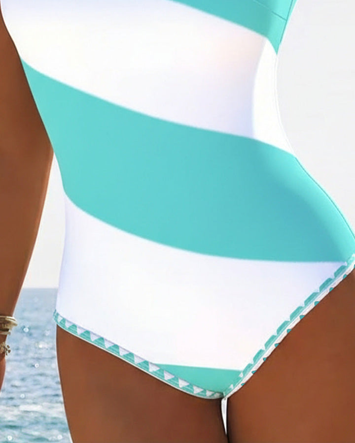 LEIRE™ | Costume Intero a Righe Colorate