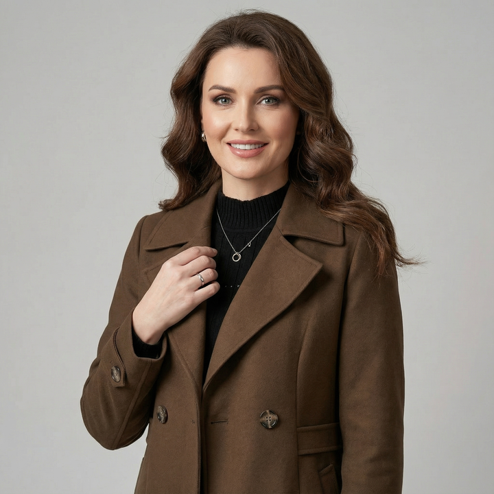 Lunori™ | Cappotto trench lungo Olivia