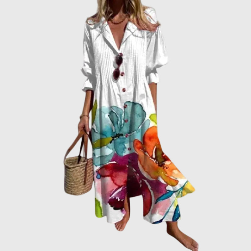 Zariah | Elegante vestito lungo in stile bohemien