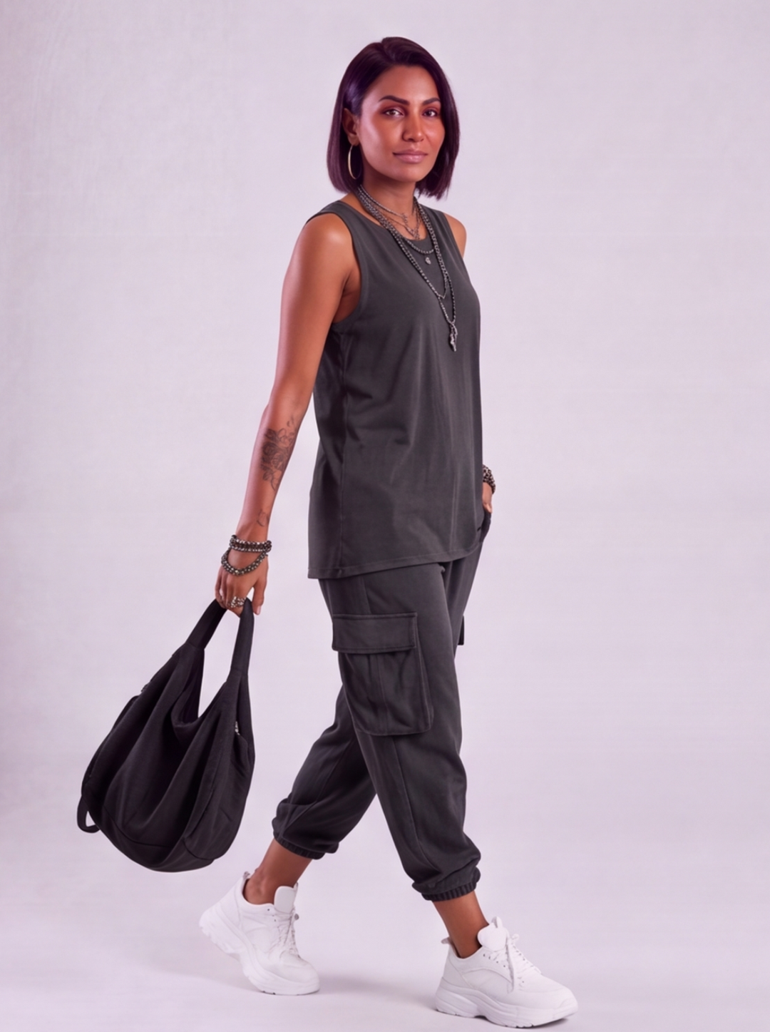 Valentina | Completo Casual Morbido con Tasche