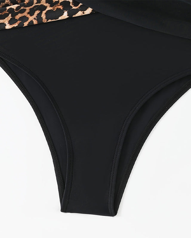 LEO™ | Costume da Bagno Intero con Stampa Leopardo per le Vacanze