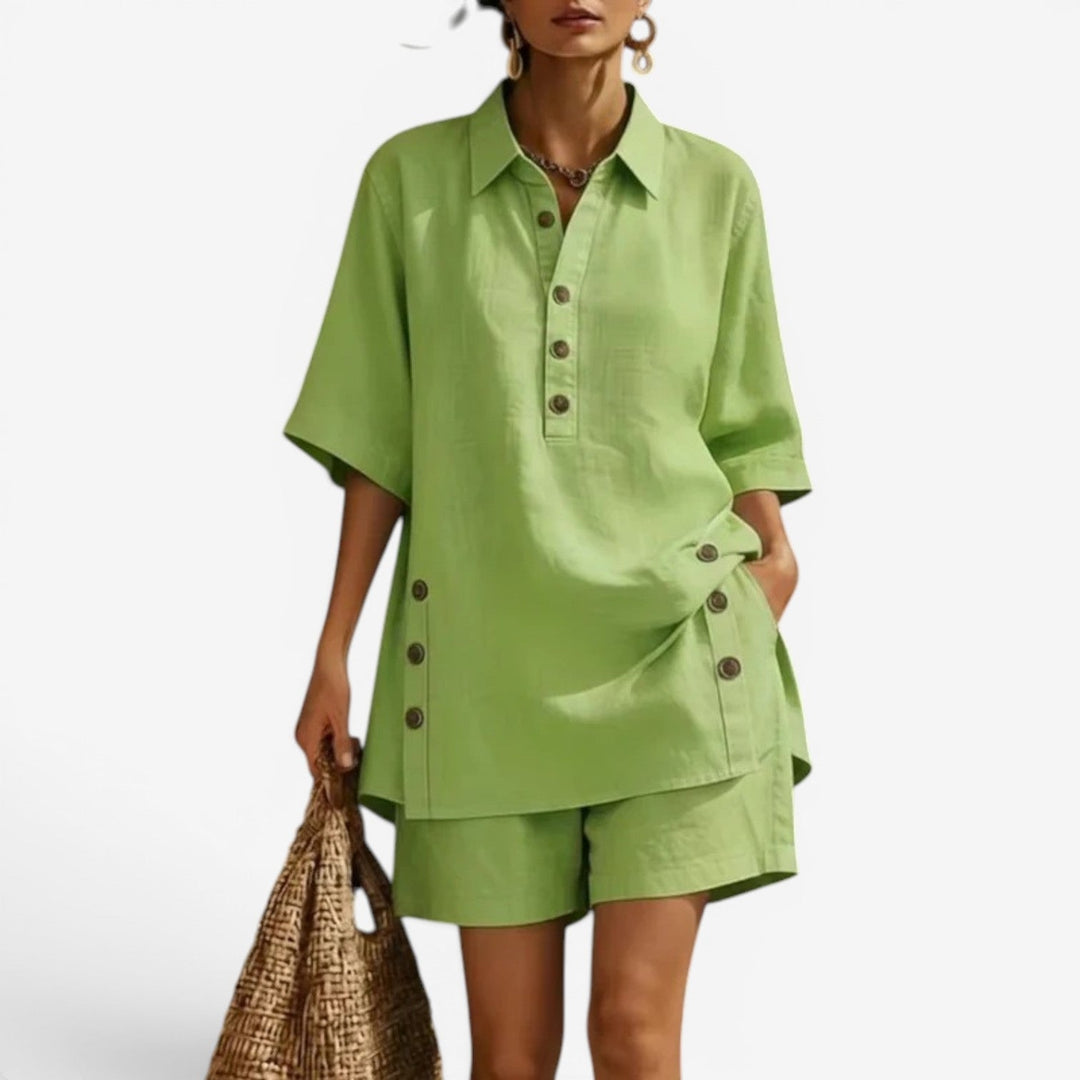 Thalia™ Completo camicia e pantaloncini
