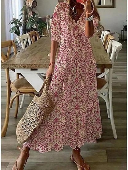Luna | Vestito midi in stile boho informale